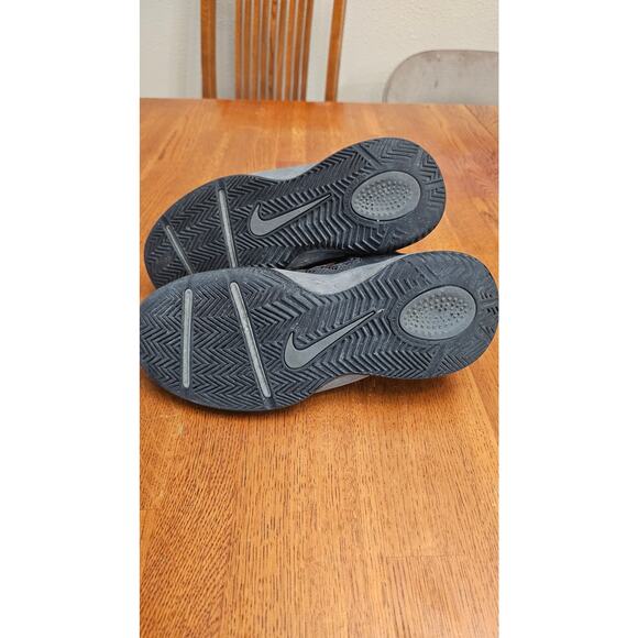 Nike Hyperfuse 2013 SZ 4.5Y Black Metallic Silver Dark Grey Pink 616603-002 GS - Picture 4 of 4